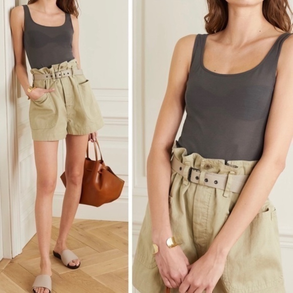 Isabel Marant Etoile Rike Paperbag Waist Shorts NWT XXL Plus